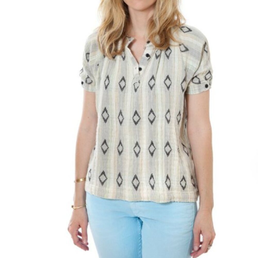 Ace & Jig Blouse in Diamond